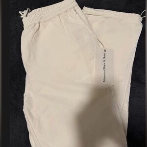Elegant Cream Joggers for Women